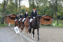 Emily vom Hübelihof führt die Quadrille des KRH Hindelbank an.